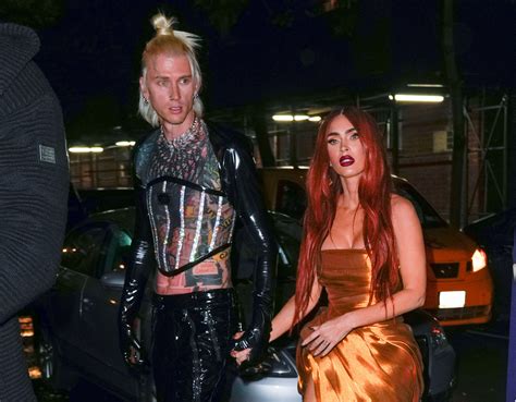 Megan Fox and Machine Gun Kelly Were Nearly Unrecognizable as Pamela ...