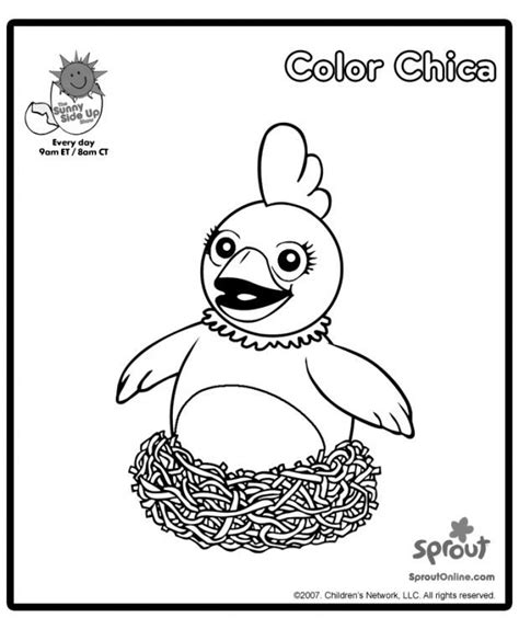 Chica Show Sprout Coloring Pages Coloring Pages