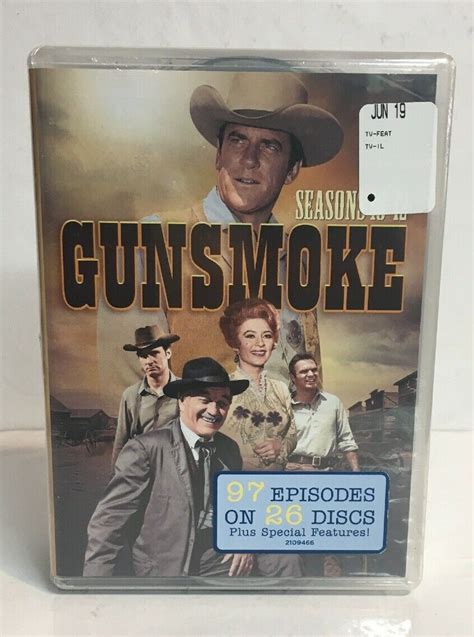 Norman Macdonnell Gunsmoke - DVD Tv Series Complete Season 10-12, 26 Disc, 97 Episodes - Walmart ...