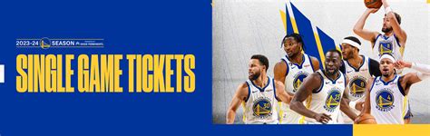 Single Game Tickets | Golden State Warriors