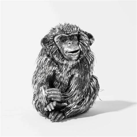 Mario Buccellati Sterling Silver Chimpanzee Figurine — Shreve, Crump & Low