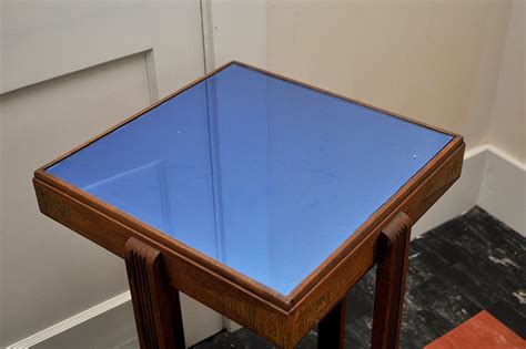 Mid Century Modern Glass Top End Table | EBTH