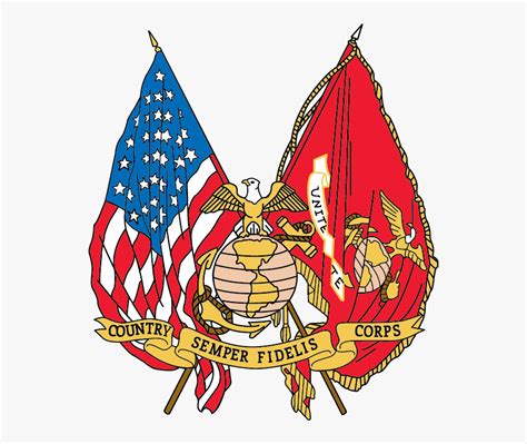 Marine Corps Cross Flags , Free Transparent Clipart - ClipartKey