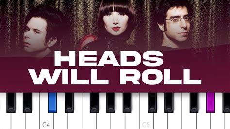 Yeah Yeah Yeahs - Heads Will Roll (piano tutorial) - YouTube