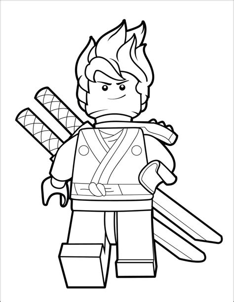 LEGO Ninjago Coloring Page - Kai - The Brick Show