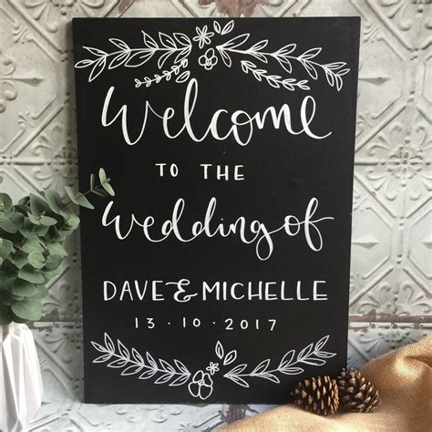 Wedding Chalkboard Designs