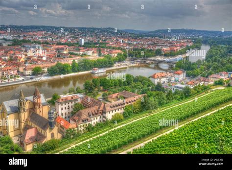 View to Wurzburg from Marienberg Fortress (Castle), Wurzburg, Bayern, Germany Stock Photo - Alamy