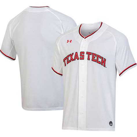 Under Armour Texas Tech Red Raiders Replica Baseball Jersey | Academy