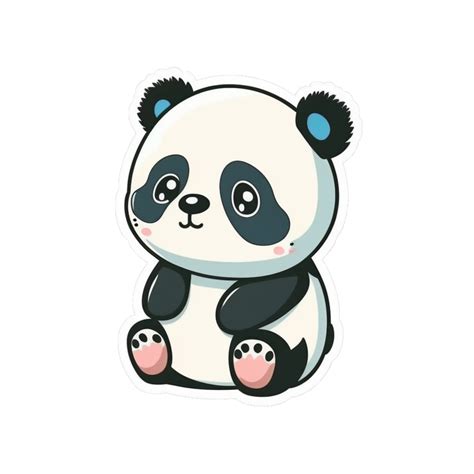 cute adorable panda sticker 22128830 PNG