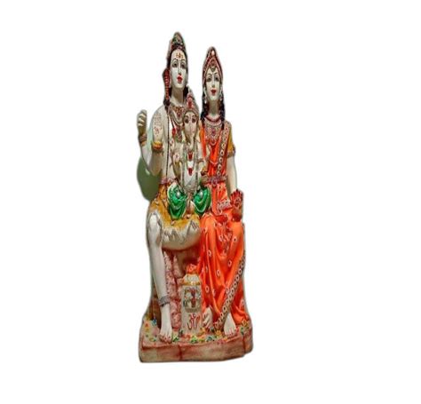 Marble Shiva Family Statue, Packaging Type: Box at Rs 3500 in Meerut