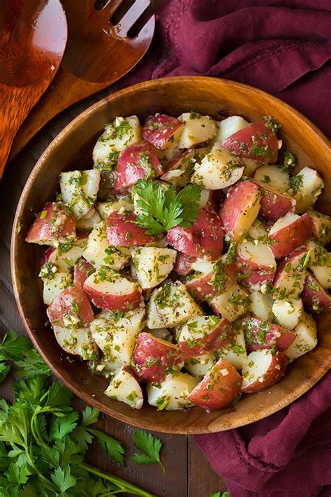 Garlic Herb Potato Salad - Cooking Classy