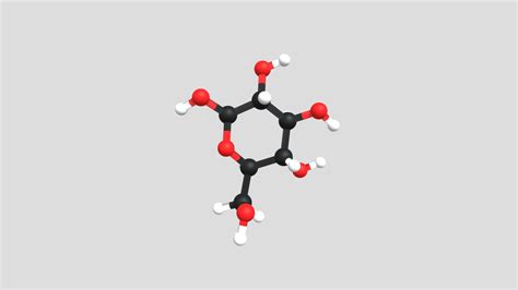 Molecula de monosacarido, glucosa. - 3D model by Eduteiment ...