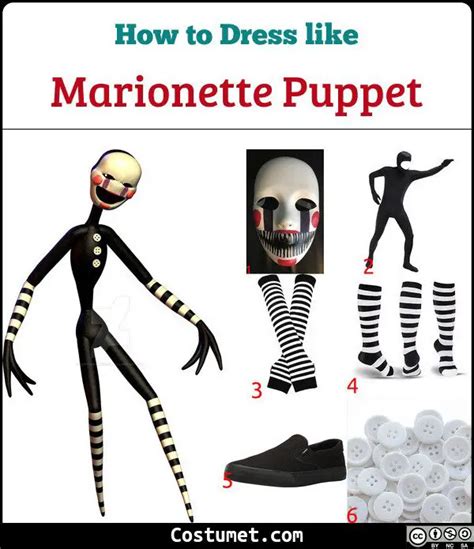 Marionette/The Puppet (Five Nights at Freddy's) Costume for Halloween