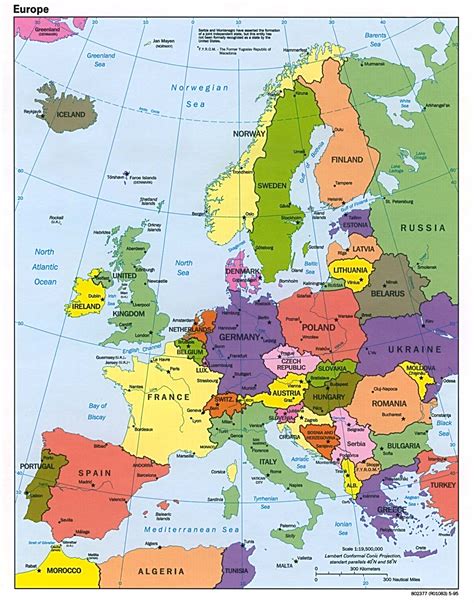 Maps of Europe | Map of Europe in English | Political, Administrative, Physical, Geographical ...