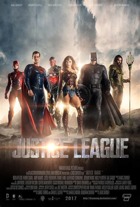 Justice League Movie Poster by Bryanzap on DeviantArt