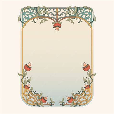 Art Nouveau Border Patterns