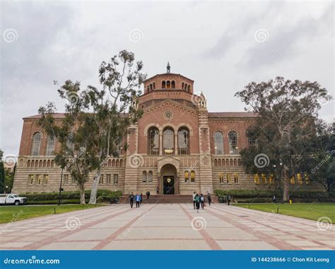 Exterior View of the Powell Library Editorial Photo - Image of famous ...