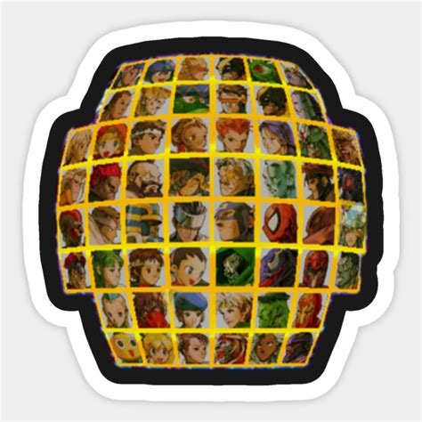 Marvel Vs Capcom 2 Roster - Mvc2 - Sticker | TeePublic