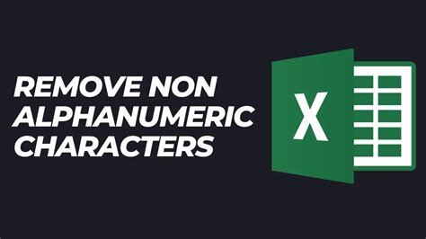 Remove Non Alphanumeric Characters In Excel Excel Curve - Riset