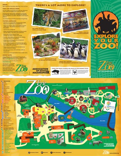 Map of The Erie Zoo | PDF | Zoo | Organisms