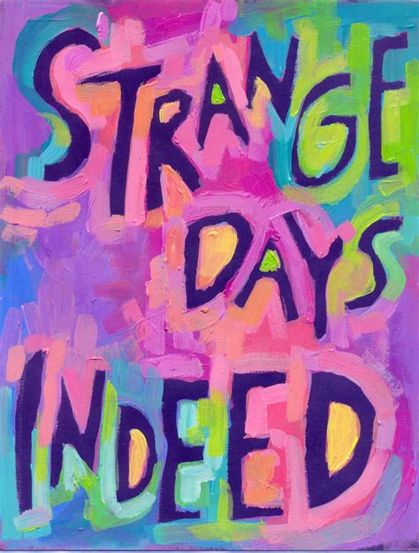 STrAngE Days INDeeD - Dorm teen funny Poster Three Word Quotes, Three ...
