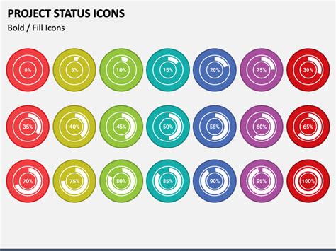 Project Status Icons for PowerPoint and Google Slides - PPT Slides