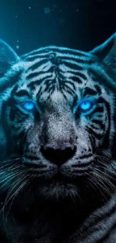 Blue-Eyed Tiger Wallpaper - free download