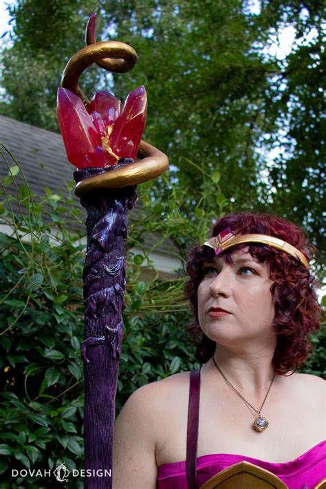 Fire Mage Staff - Custom Cosplay Prop by Dovah Design