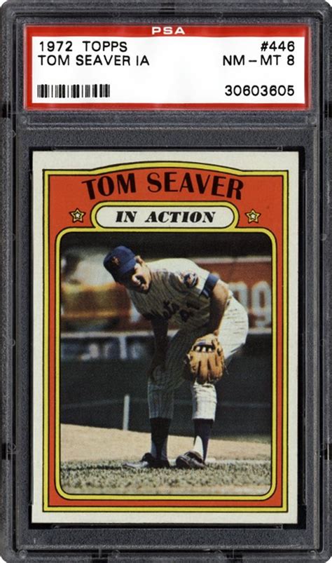 Auction Prices Realized Baseball Cards 1972 Topps Tom Seaver IN ACTION