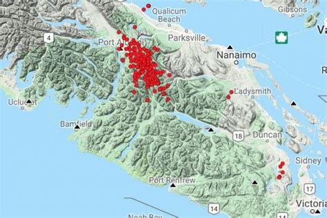 More than 150 tremors hit Vancouver Island in last 24 hours ...