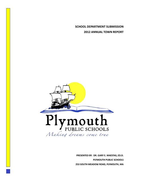 PPS 2012 Annual Town Report by Plymouth Public Schools - Issuu