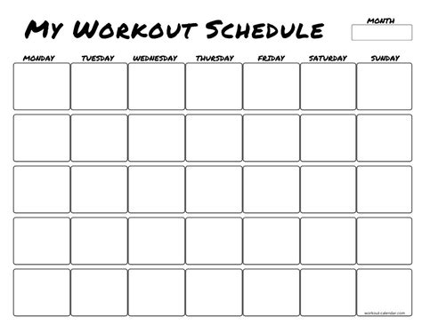 Tapout Xt Workout Schedule Printable | EOUA Blog