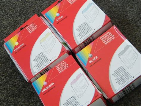4 Ink Colors For Printer | Here are some boxes of printer in… | Flickr