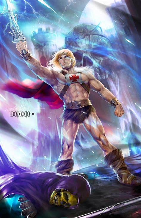 He-man vs Skeletor by alex-malveda on DeviantArt