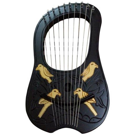 Lyre Harp 10 Metal Strings /harfe / Lyra Harp Rosewood FREE - Etsy