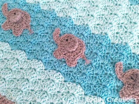 Elephant Baby Blanket Crochet Pattern | Etsy