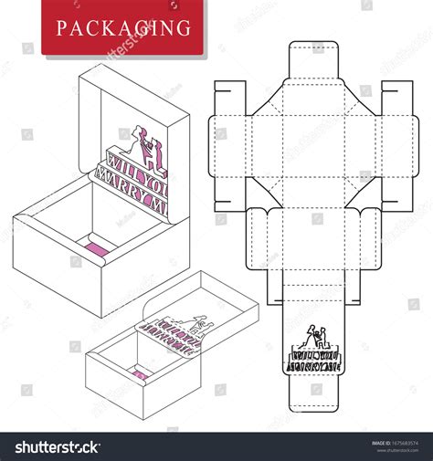 Box Template Design Product Stock Vector (Royalty Free) 1675683574 ...