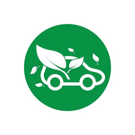 eco car and electric green car technology icon logo vector. 8103487 Vector Art at Vecteezy