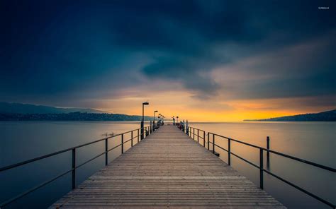 Pier At Sunset Wallpapers - Wallpaper Cave