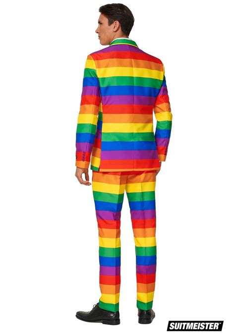 Men's Rainbow Suitmeister Suit Costume | Mens rainbows, Suit and tie ...