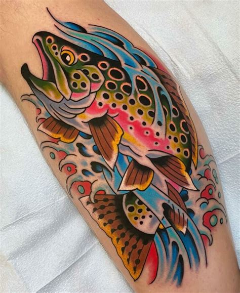 101 Best Trout Tattoo Designs That Will Blow Your Mind!