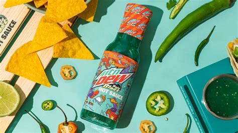 Mountain Dew Is Releasing A Baja Blast Hot Sauce