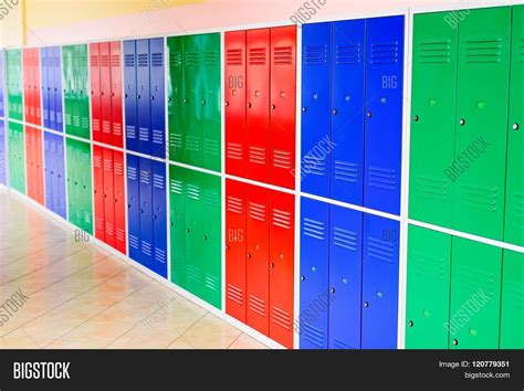 Colorful Metal Lockers Image & Photo (Free Trial) | Bigstock