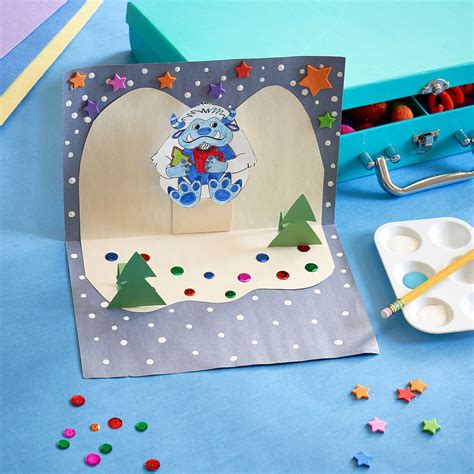 Pop Out Yeti Card | Michaels