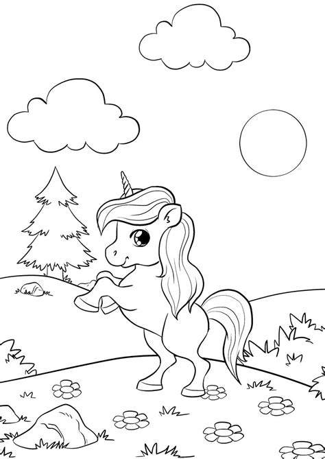 Unicorn Coloring Games - ColoringGames.Net