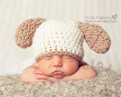 Puppy Dog Hat Crochet Pattern | Puppy Beanie