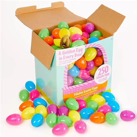 Multi-Colored Fillable Easter Eggs 250ct | Party City