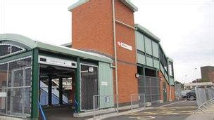 Witham train station's £2.2m second entrance opened - BBC News