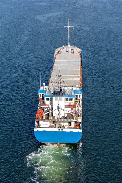 General cargo ship stock image. Image of short, maritime - 225283139