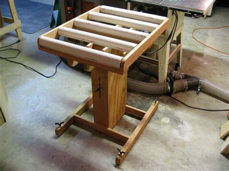 Roller Stand 016a | Table saw, Woodworking, Small woodworking projects